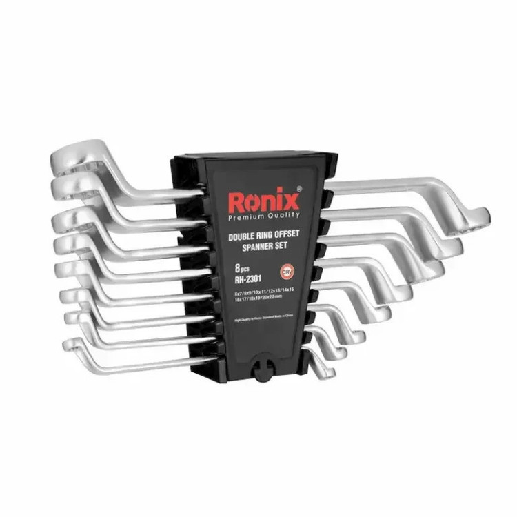 آچار دو سر رینگی رونیکس مدل RH-2301 مجموعه 8 عددی