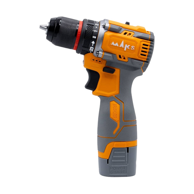 دریل پیچ گوشتی براشلس 10 میلیمتری 16.8 ولت مکس  مدل DB2 (قسطی با چک و بدون چک)