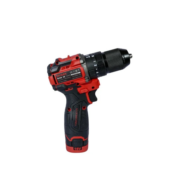 دریل پیچ گوشتی شارژی دنلکس 16 ولت براشلس دو سرعته چکشی مدل DX-6316